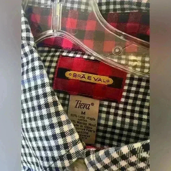 NWT Braeval men’s size M Tiera button down with pocket square - Picture 7 of 12